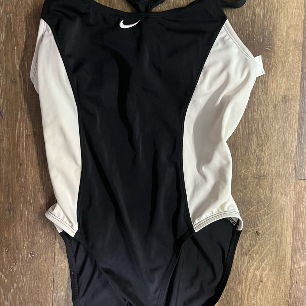 Nike Black and White Sports Tank